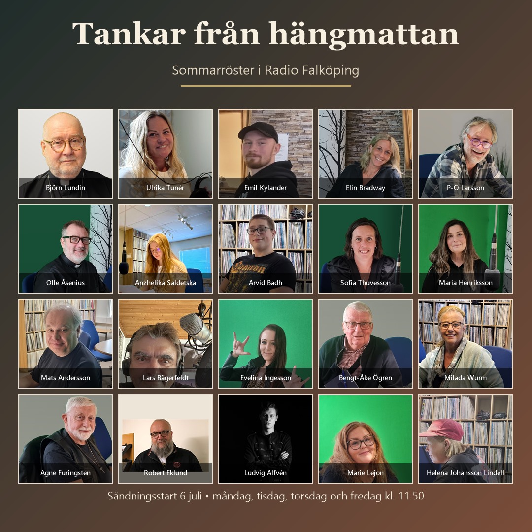 Medverkande i Tankar från hängmattan 2026
